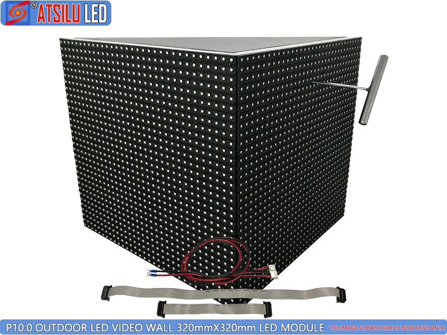 P10mm Outdoor LED Video Wall 45-Degree LED Module